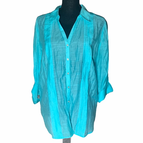 Chico’s Sheer top - Picture 1 of 6